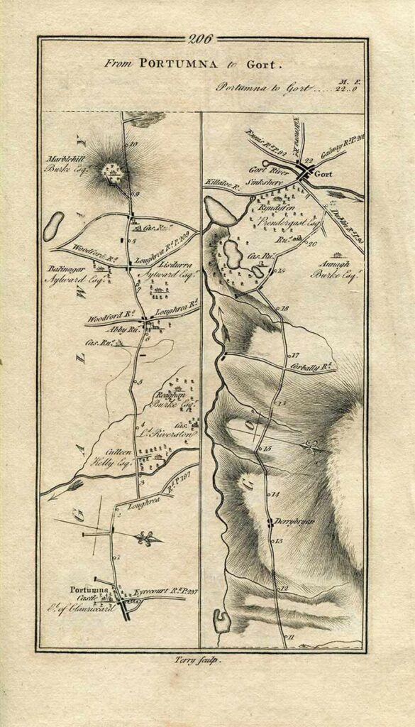 1778 Map of Ireland showing Marblehill