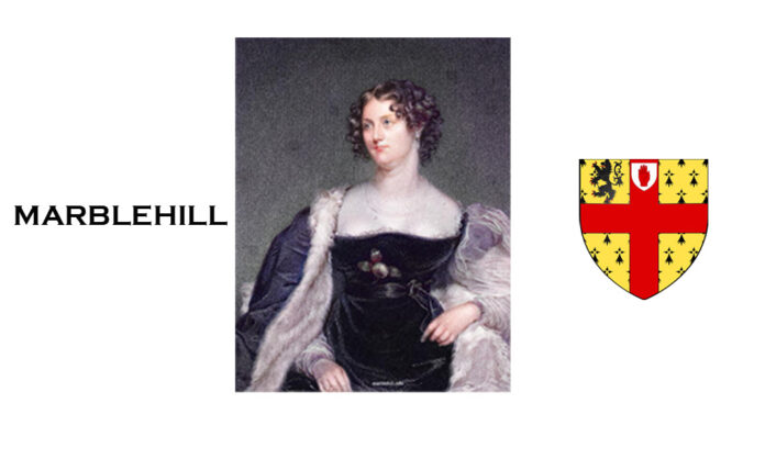 Lady MARY ELIZABETH BURKE, wife of Sir John Burke of Marble Hill, Galway, Ireland